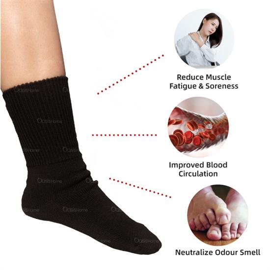 Tamaray Upgraded Negative Ion Sock (1pair/pack)