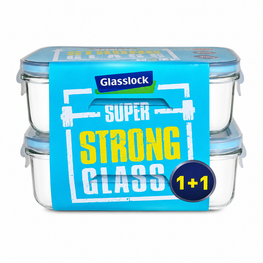 Dr [Free Gift] Glasslock 1000ml (2件套)