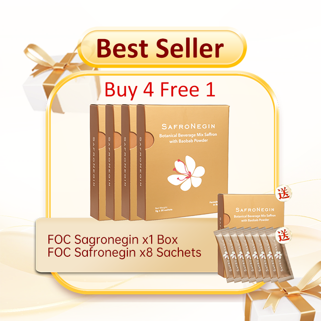 Botanical Beverage Mix Saffron with Baobab Powder