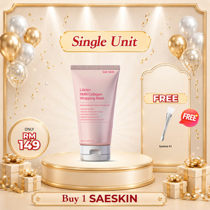 SAE SKIN LActo+ NMN Collagen Wrapping Mask