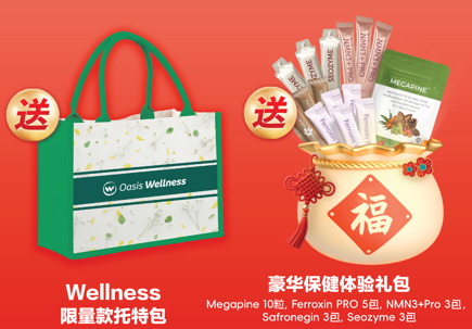 (Free) Spend RM1150 get Wellness tote bag + Wellness gift