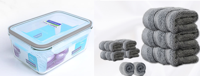 Free (free gift) glasslock + chaorou towel