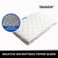 Tamaray Negative Ion Mattress Topper (Queen size - 160x205cm)