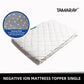 Tamaray Negative Ion Mattress Topper (Single size - 100x205cm)
